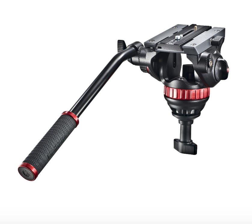 หัววิดีโอ MVH502A พร้อม Halfball มาในตัว รองรับน้ำหนักได้ 7 กิโลกรัม มีระบบ counter Balnce Manfrotto MF-MVH5-02A01 ประกันศูนย์ 5 ปี