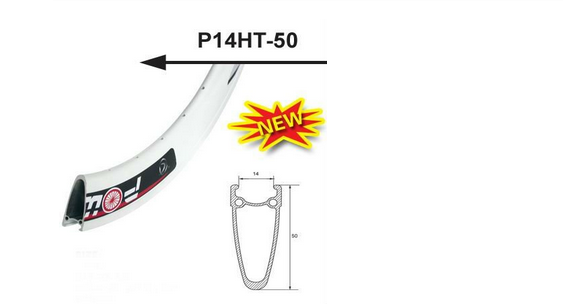 ขอบล้ออลูมิเนียมสองชั้น 700C 36H "Power Cycle) สูง 50 มม.,P14DT-50 (ขาย/วง)