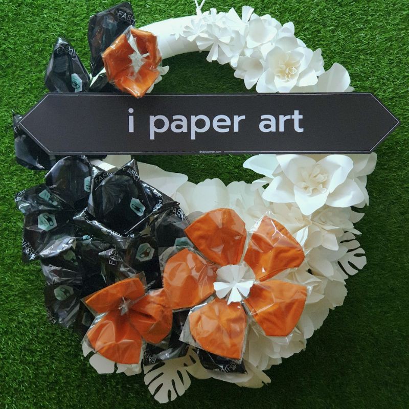 พวงหรีด หน้ากากอนามัย แบบซักได้ | พวงหรีดดอกไม้กระดาษ | ส่งฟรีเฉพาะพื้นที่กรุงเทพฯ-ปริมณฑล