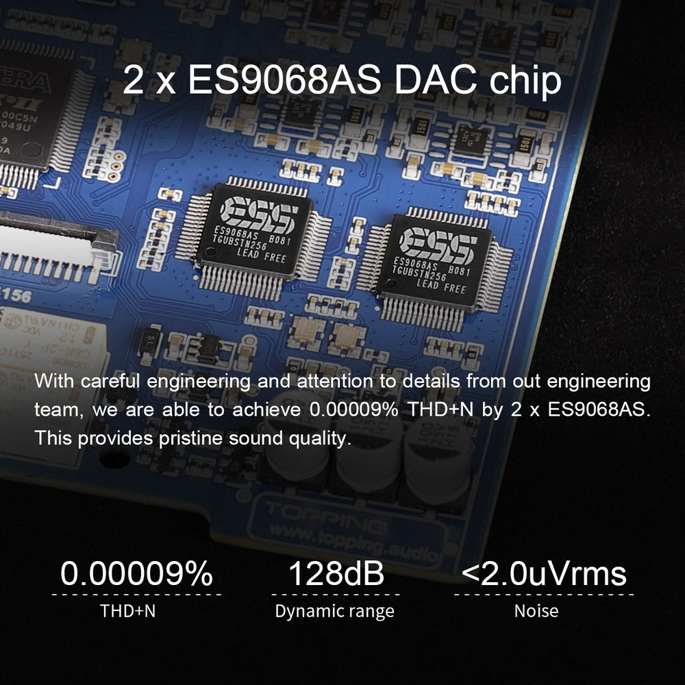 Topping DX5 DAC& ตั้งโต๊ะ รองรับ MQA ประกันศูนย์ไทย