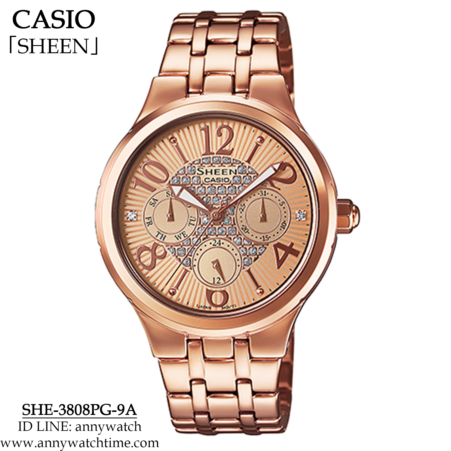 SHEEN SHE-3808PG-9A