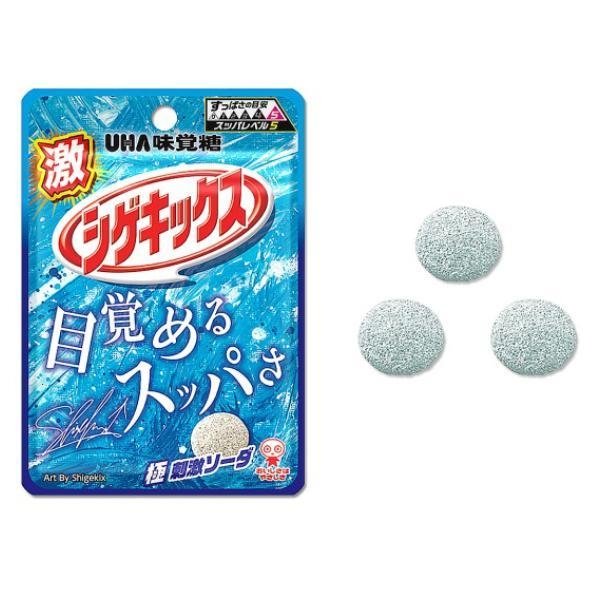 UHA Mikakuto Geki Shigekix Extreme Stimulation Soda 20g กัมมี่เปรี้ยว