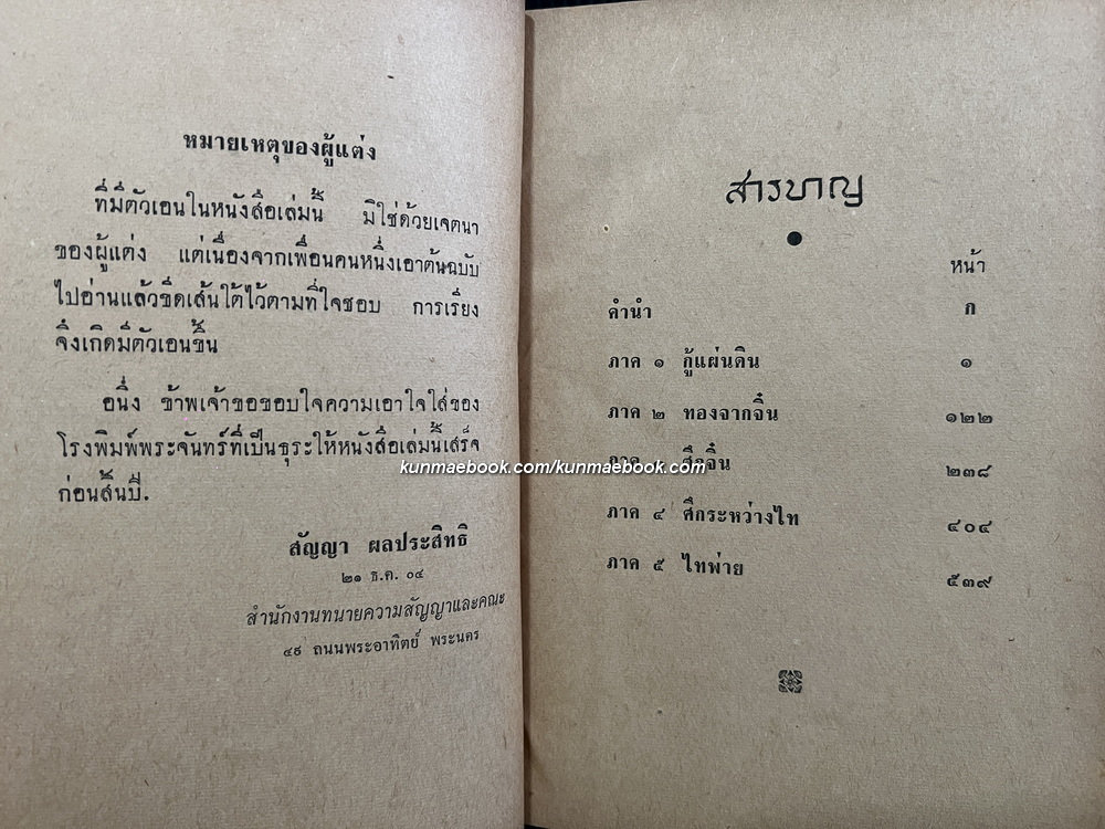 ไทพ่าย ผลงานของ สัญญา ผลประสิทธิ์