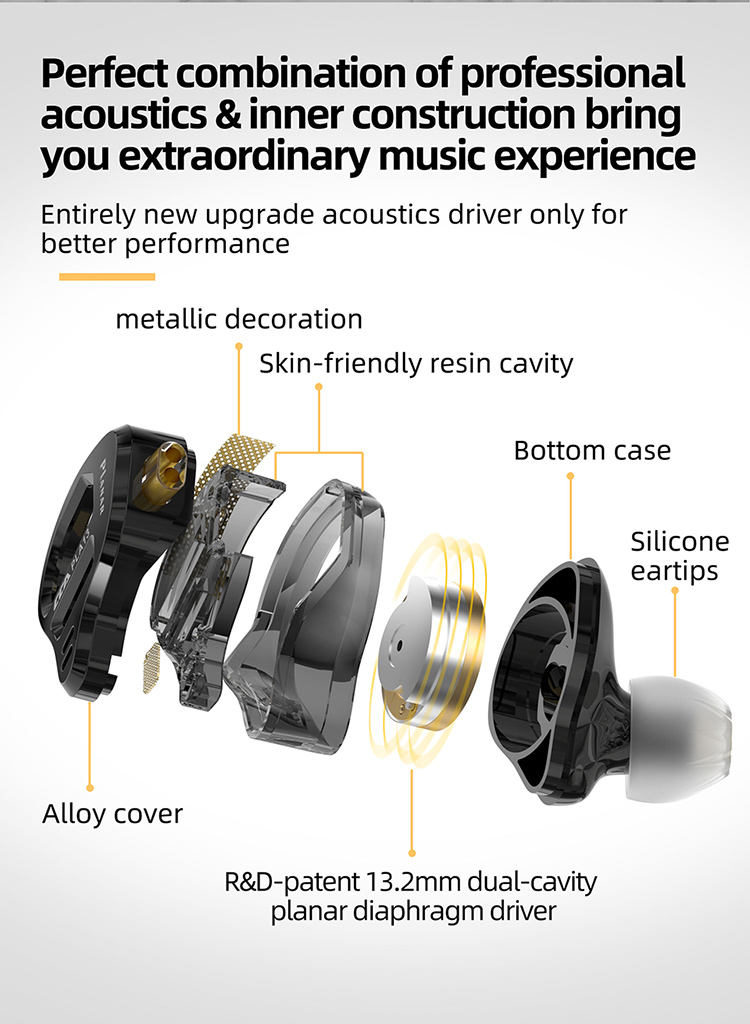 CCA PLA13 หูฟังไดรเวอร์ PLANAR 13.2 mm ประกันศูนย์ไทย