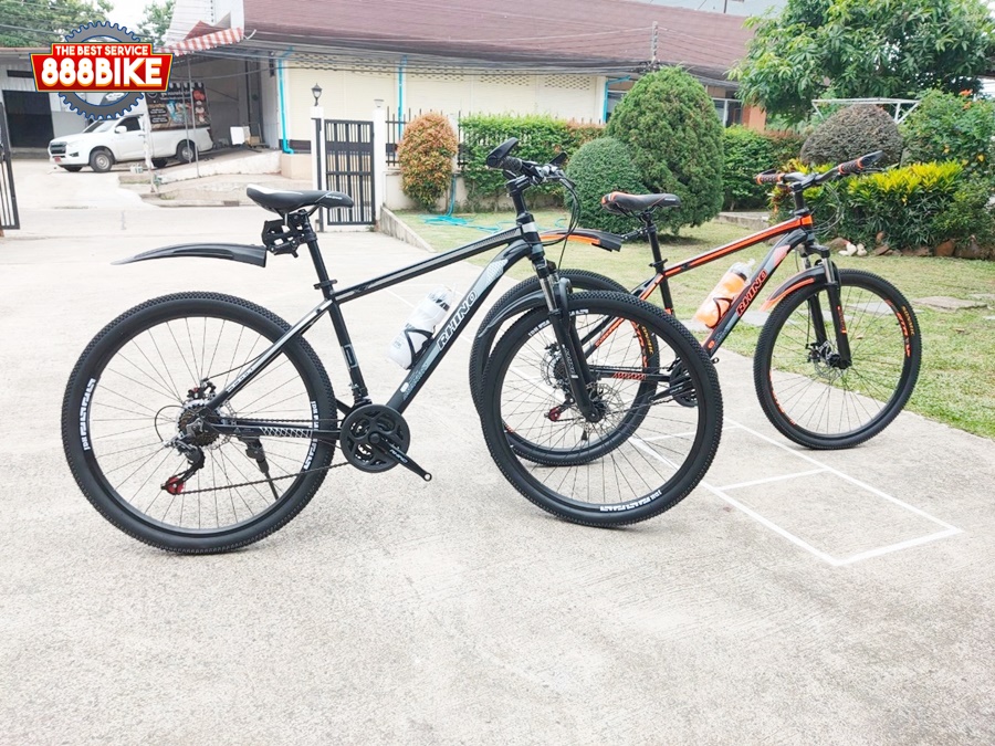 จักรยานเสือภูเขา RHINO X7 MTB เกียร์ 21 สปีด Shimano TZ ล้อ 27.5นิ้ว เฟรมเหล็ก