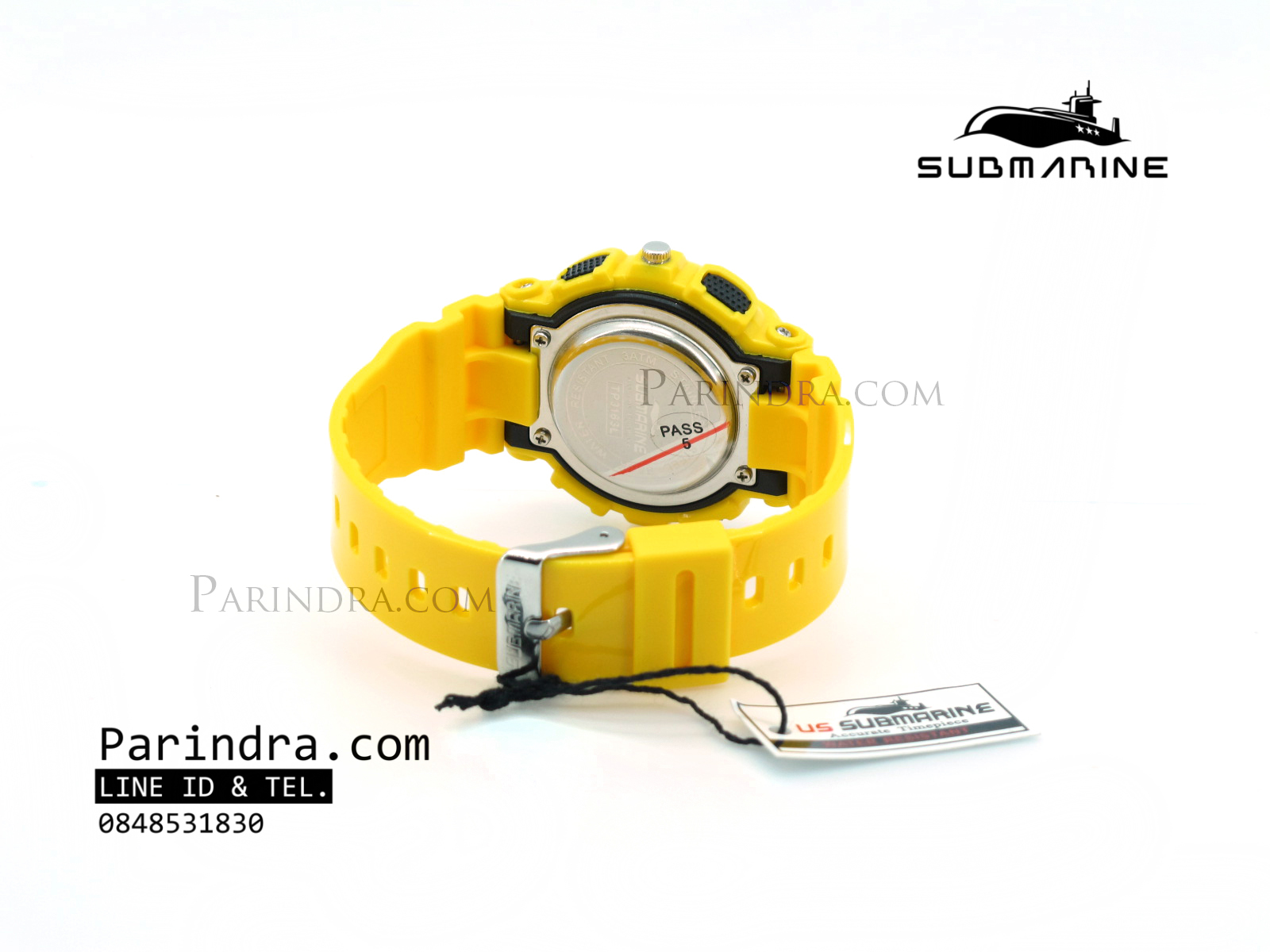 นาฬิกา US submarine Adventure Protector รุ่น TP3163L สีเหลืองสดใส