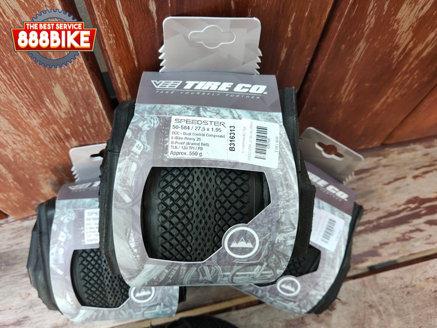 ยางนอกขอบพับ VEE TIRE Rubber Speedster 27.5x1.95 TUBELESS 120 TPI/FB B316313