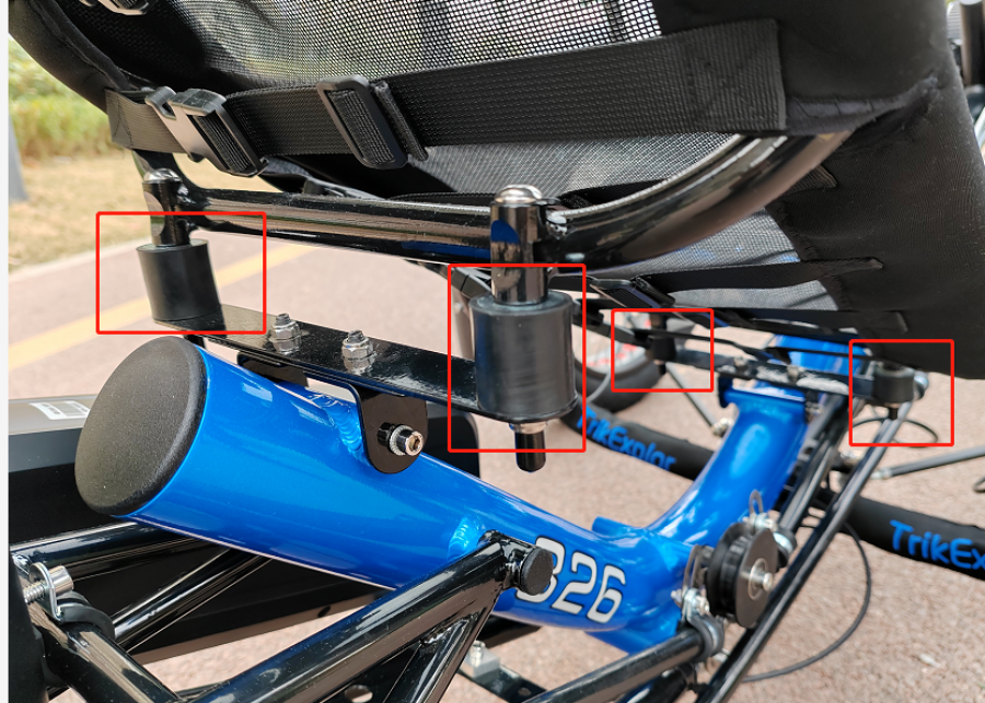 TrikExplor FE-326 Rugged Terrain Fat Tire Recumbent Trike with Bafang 48V 500W Mid-Drive Motor