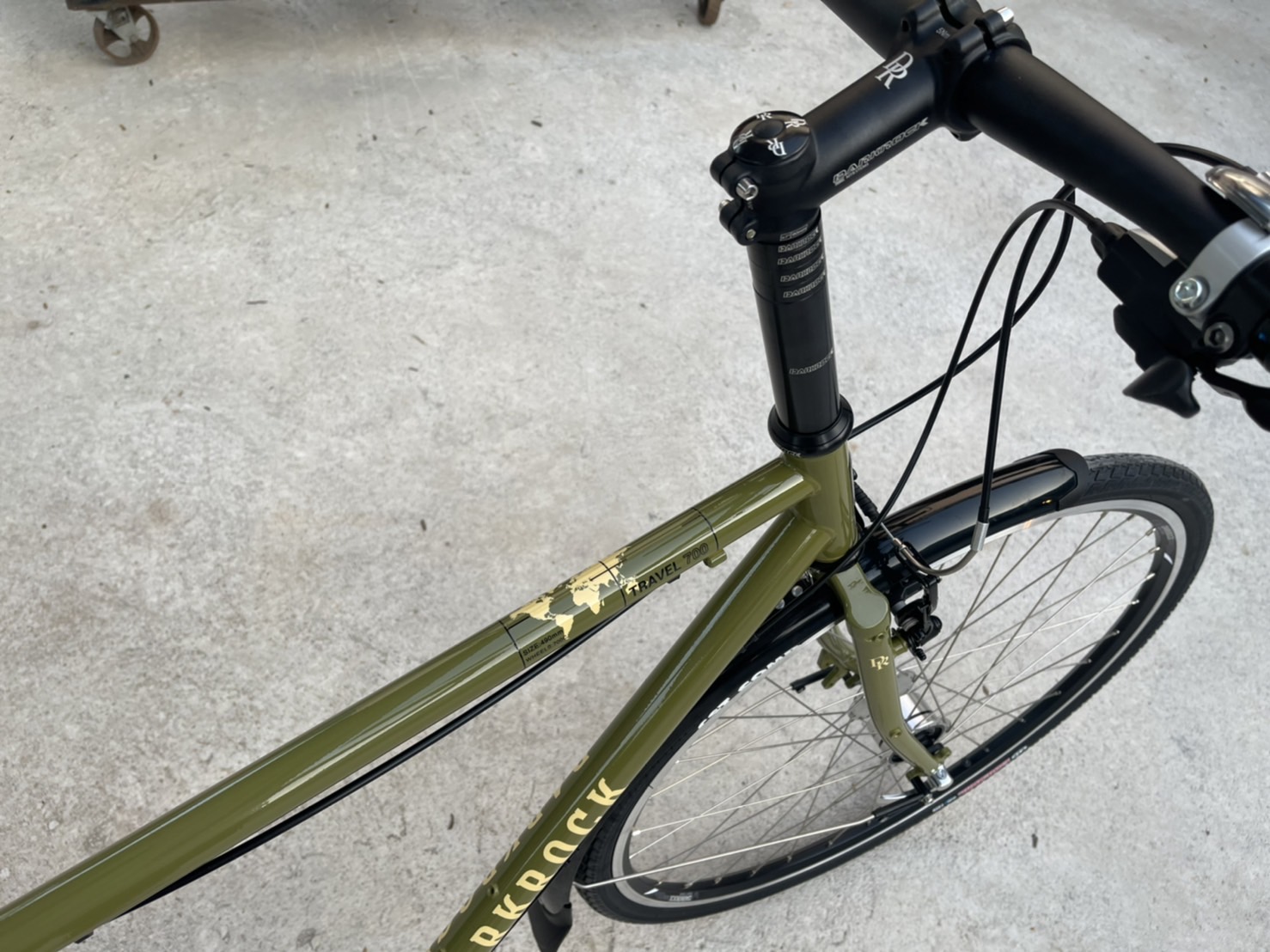 จักรยานกราเวล DARKROCK SUPER TRAVEL 700C GRAVEL BIKE 700C เกียร์ดุม NEXUS ไฟหน้า LED