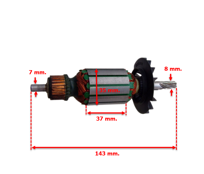 ทุ่น สว่าน โรตารี่ บอส BOSCH GBH 2-22E, 2-22RE, 2-23E, 2-23RE
