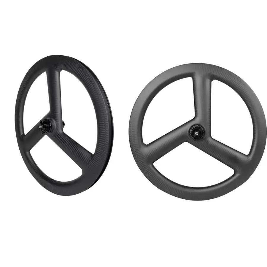 ล้อคาร์บอนมินิไบค์ Zero TS451-R TRI-SPOKE 451mm – ล้อหน้า/ล้อหลัง ระบบ Rim Brake สำหรับ Dahon, Brompton