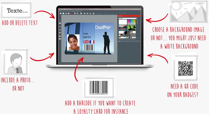 เครื่องพิมพ์บัตร Evolis รุ่น Badgy 200