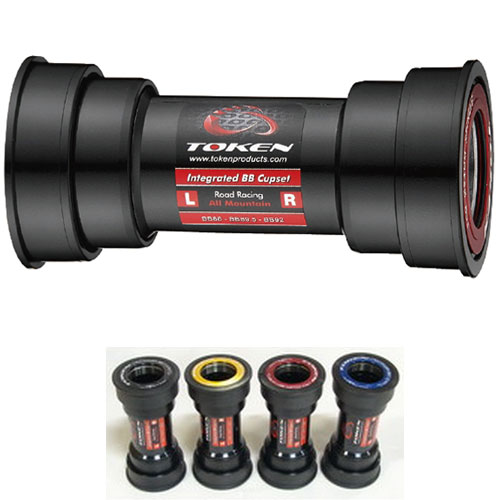 กะโหลก TOKEN TK-BB841PR-TBT Press fit (Sram,GXP Crankset) Tiramic สำหรับกระโหลกชิมาโน่แกน24 และ Sram(24/22mm.)