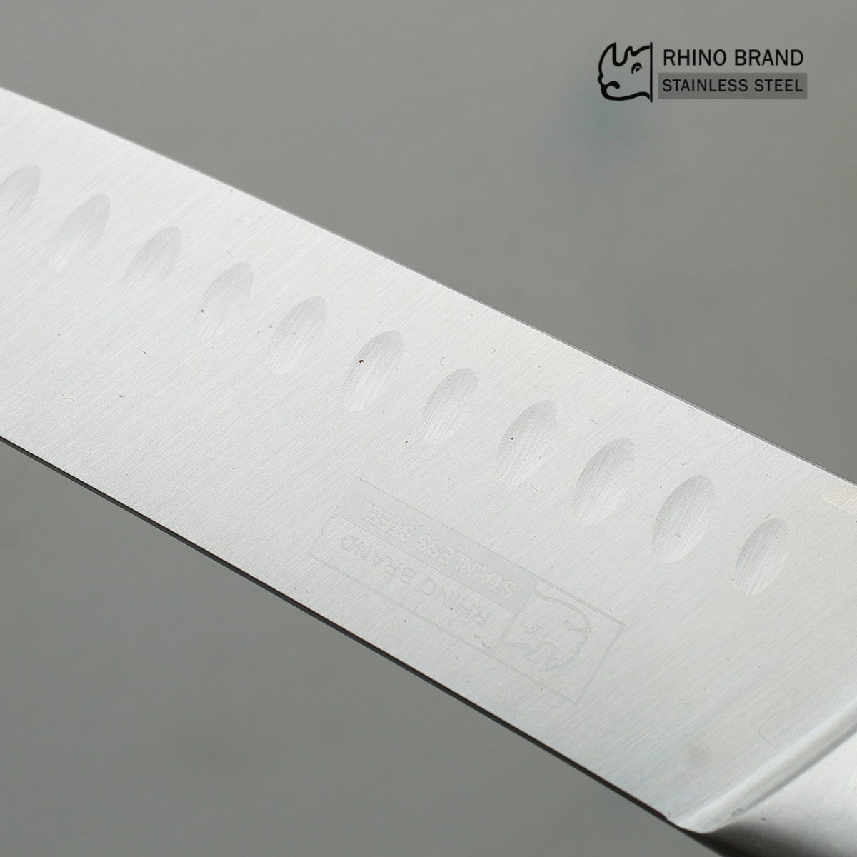 มีดทำครัวซันโตกุ RHINO BRAND PREMIUM No.7924 SANTOKU KNIFE แสตนเลส ของแท้ 100%