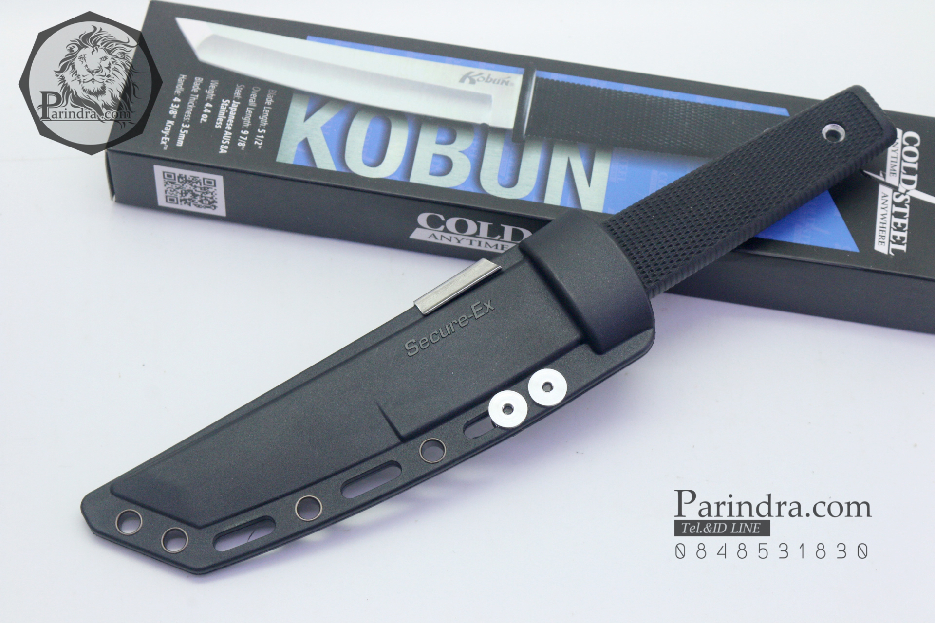 มีดคว้านท้อง COLD STEEL Kobun Tanto ขนาด 9 7/8 นิ้ว ใบตาย Full Tang (OEM) A+