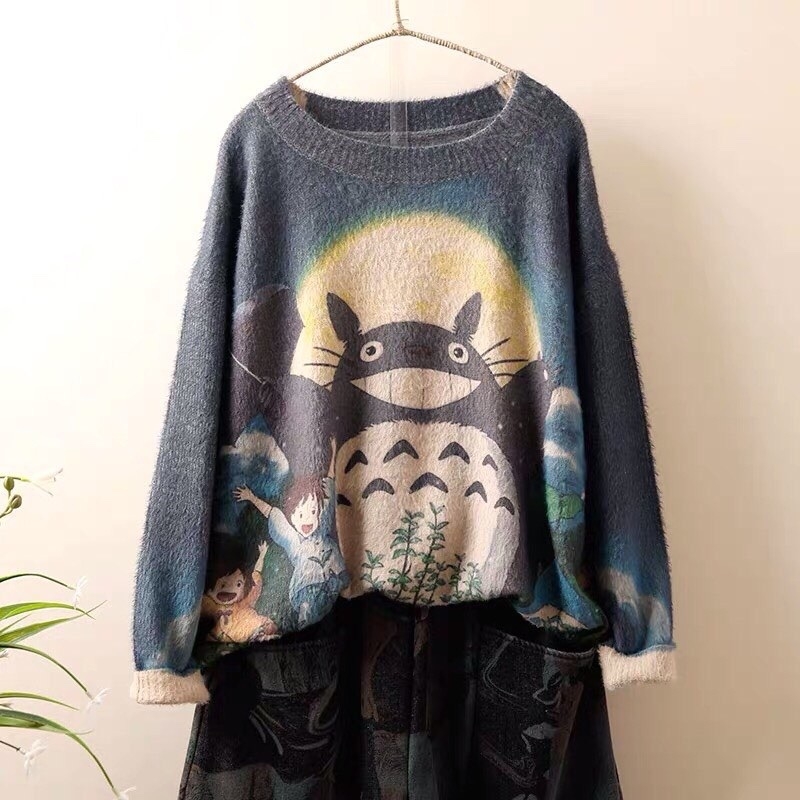 เสื้อไหมพรมนุ่มลาย totoro