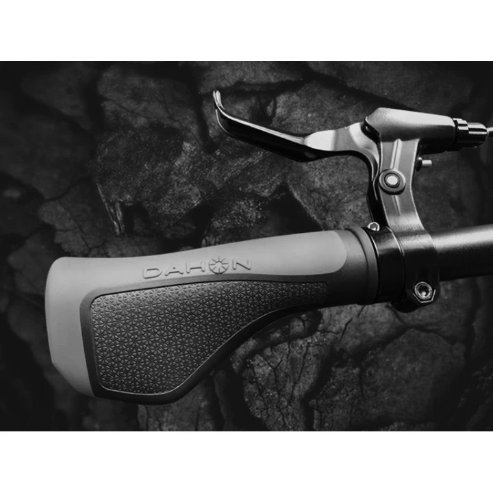 DAHON Soft Palms Locking Grips | Ergonomic Handlebar Grips with Wrist Rests, Easy Installation
