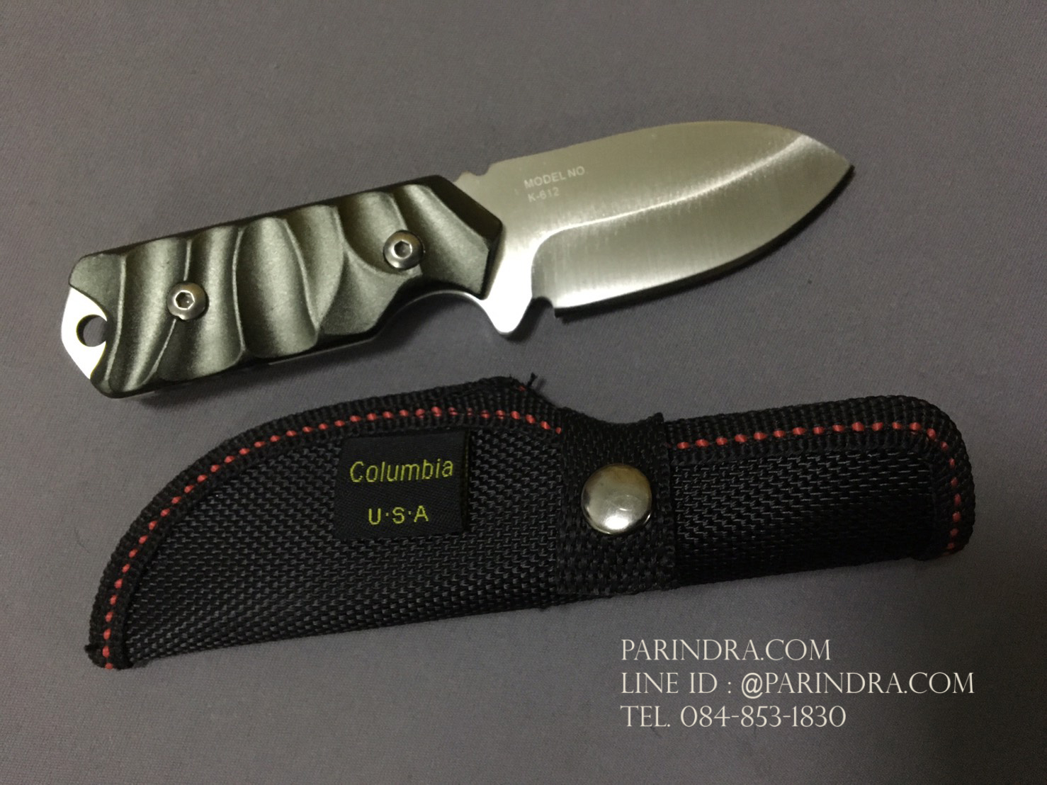 มีดใบตาย COLUMBIA K612 อ้วน ป้อมสั้น ถึก ขนาด 6 นิ้ว