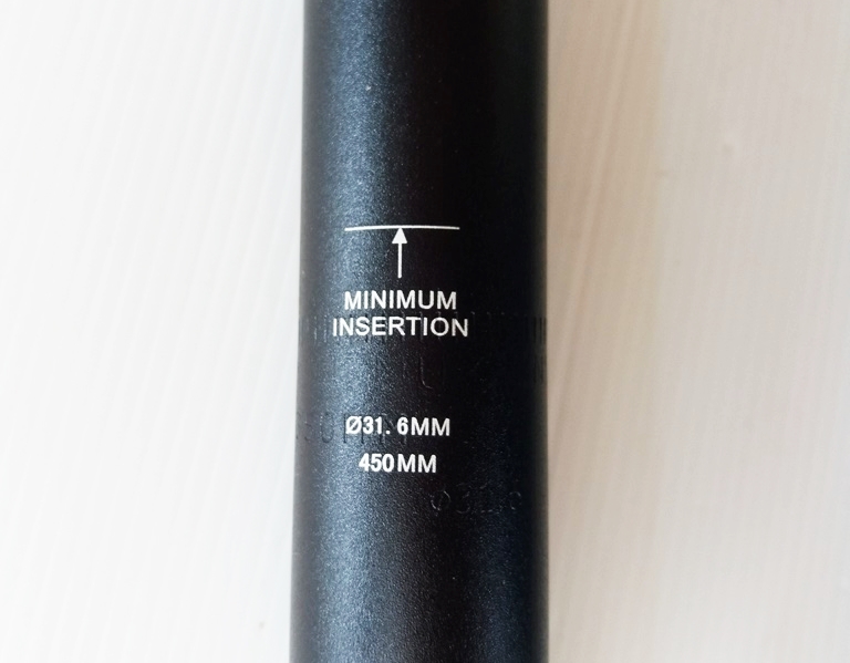 หลักอานอลูมืเนียม TRUVATIV XR สีดำ ยาว 450มม มีขนาด 25.4,27.2,28.6,31.8 ,31.6