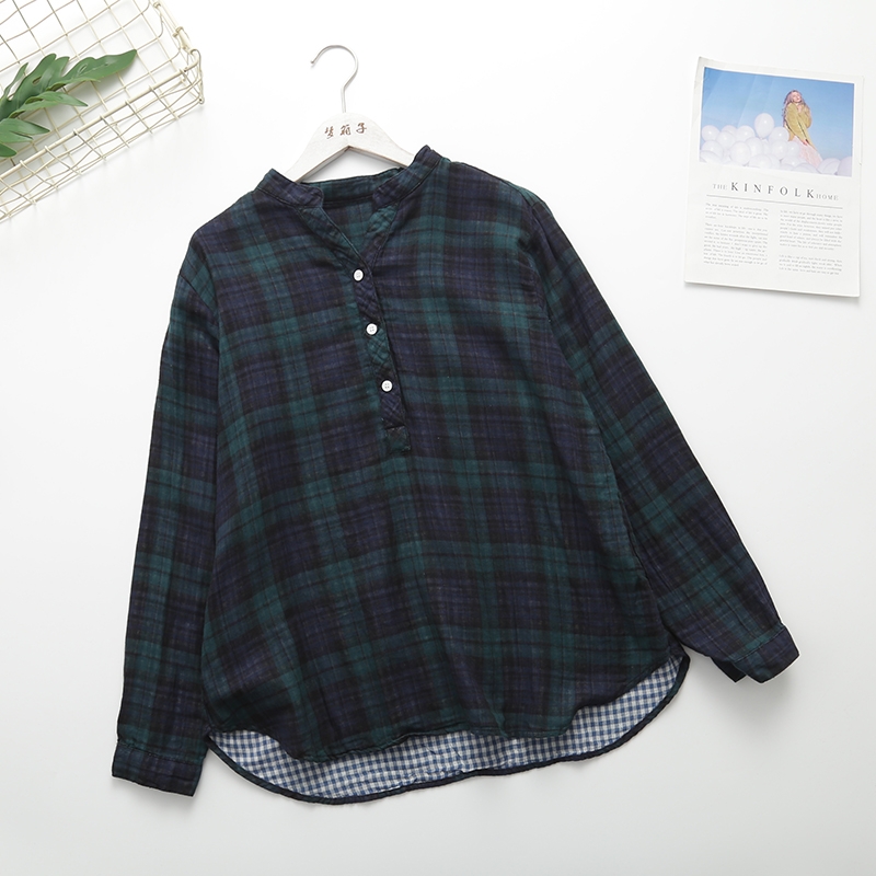 เสื้อผ้าฝ้ายนุ่มลายสก็อต
