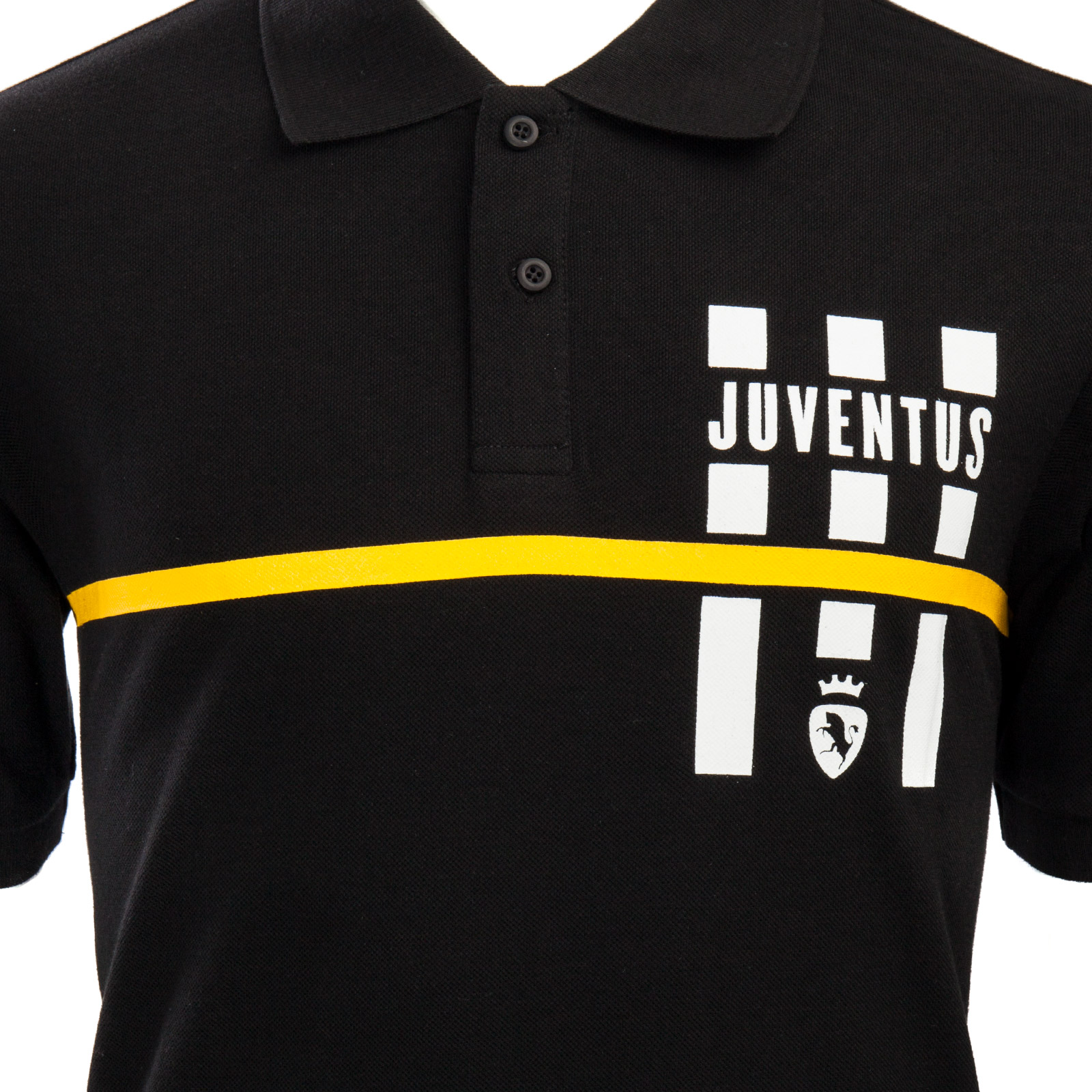 เสื้อโปโลยูเวนตุสของแท้ Juventus Small Crest Polo Black