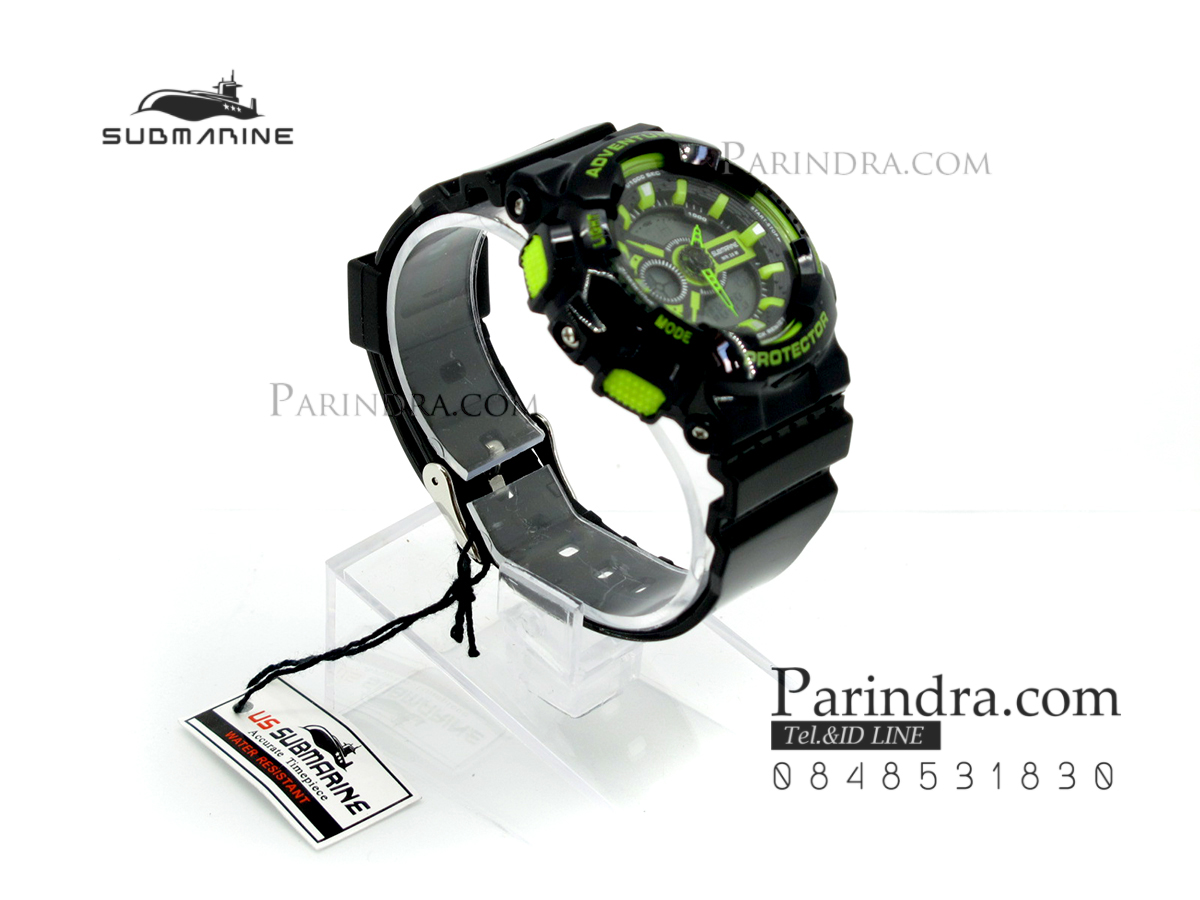 นาฬิกา US submarine Adventure Protector รุ่น TP3163L สีดำ-เขียว