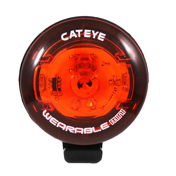 ไฟท้าย CATEYE ไฟท้าย ไฟกระพริบ WEARABLE MINI, SL-WA10 ใช้ถ่าน