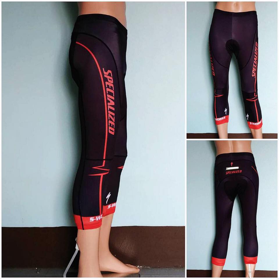 กางเกงปั่นจักรยาน ขาสี่ส่วน Proteam (เป้าเจล 16D พร้อมแถุบซิลิโคนปลายขา ( 4 ส่วน)