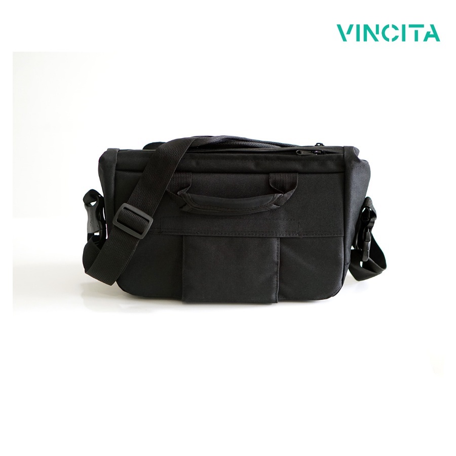 Vincita B207A-SX BABY BIRCH กระเป๋าหน้าสำหรับจักรยาน Brompton พร้อมสายสะพาย และ ผ้าคลุมกันฝน วินสิตา