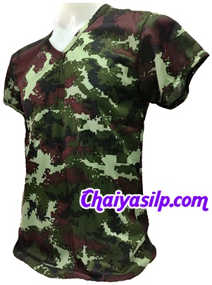 เสื้อยืด ทหารลายพราง