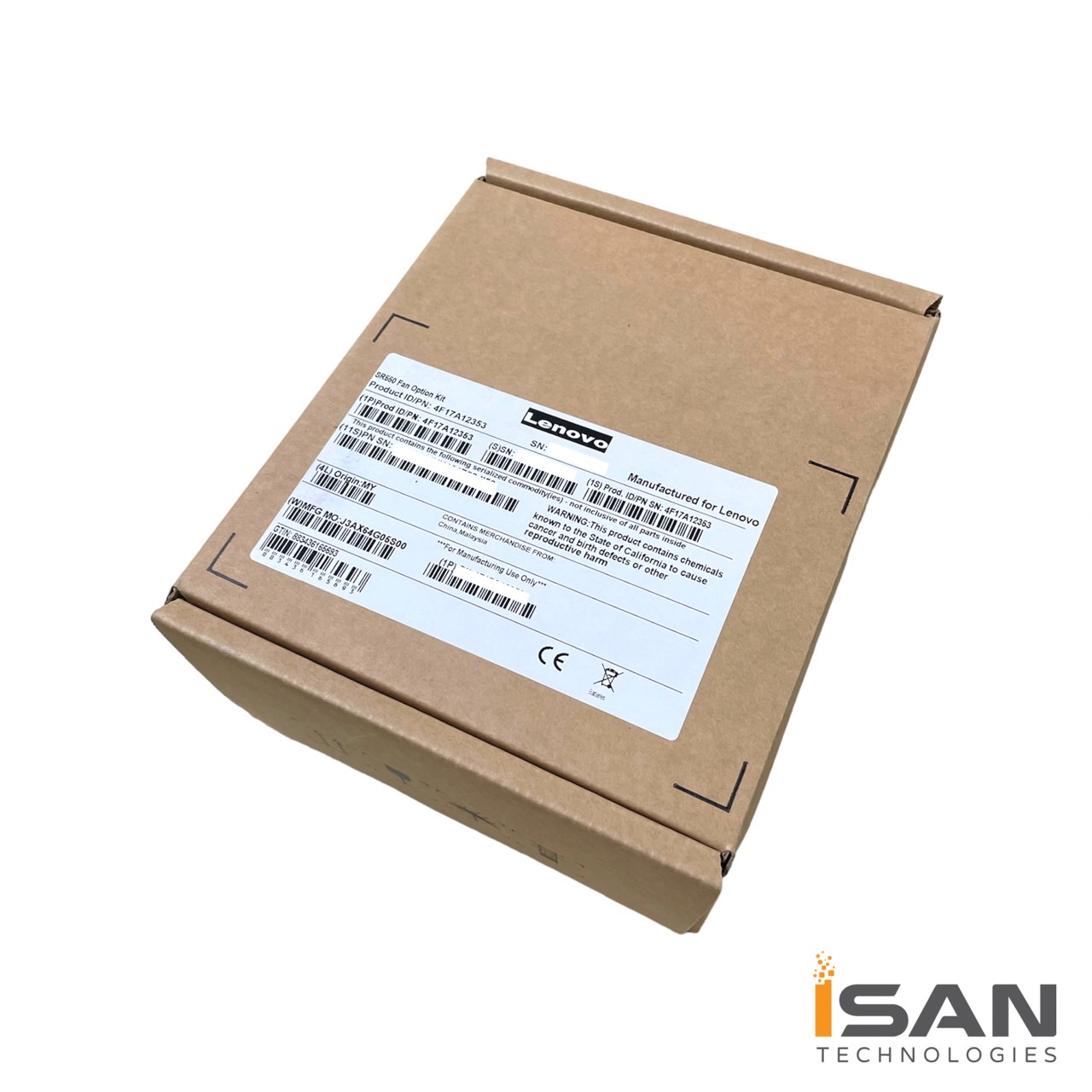 4F17A12353 Lenovo ThinkSystem SR550 FAN Option Kit