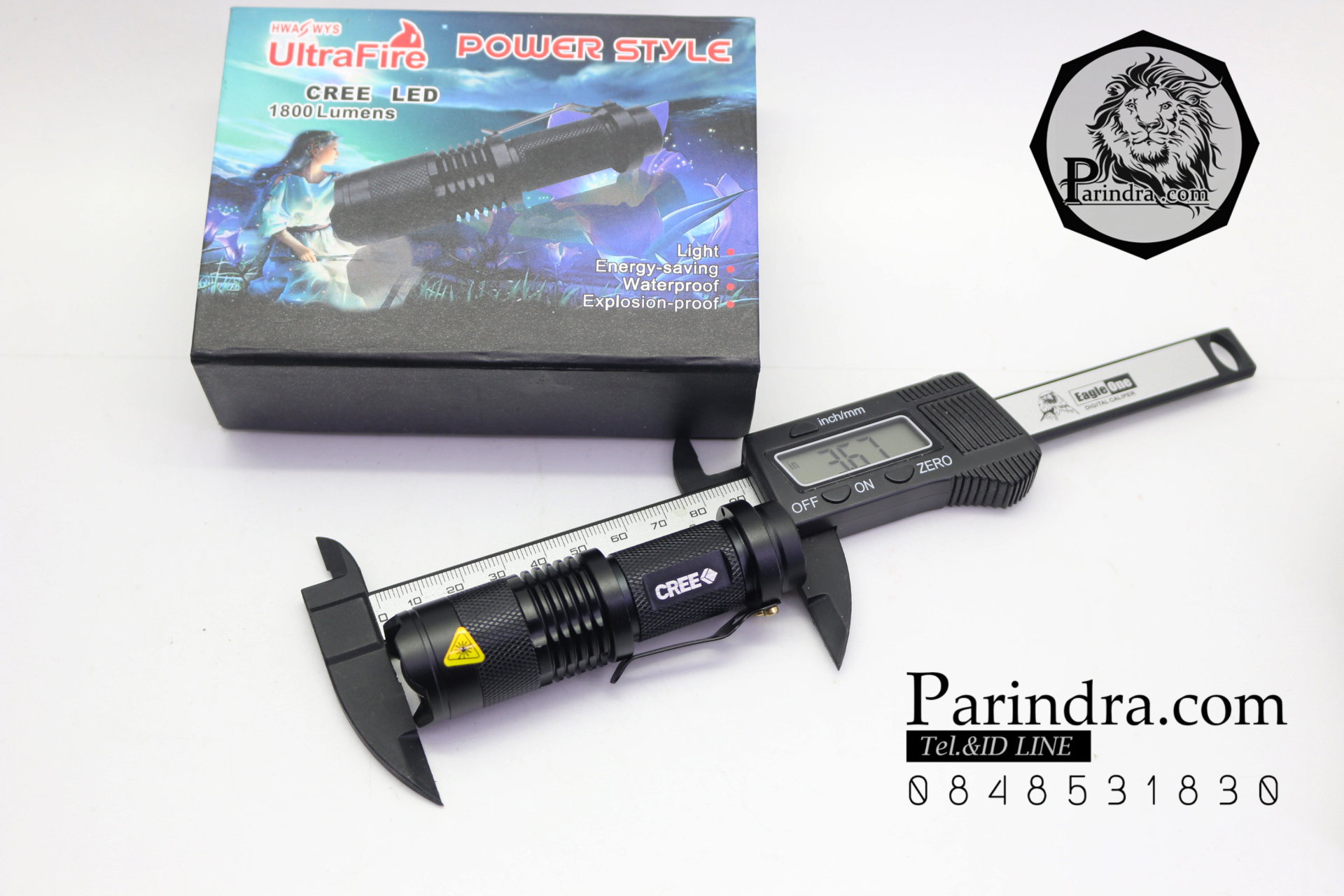 ไฟฉาย UltraFire Cree Led 1800 Lumens