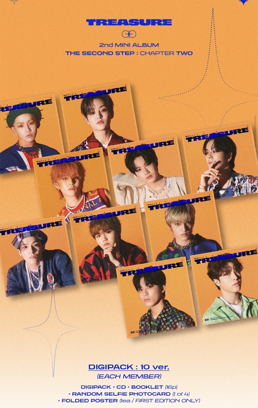 อัลบั้ม #TREASURE - 2nd MINI ALBUM [THE SECOND STEP : CHAPTER TWO] (DIGIPACK ver.)