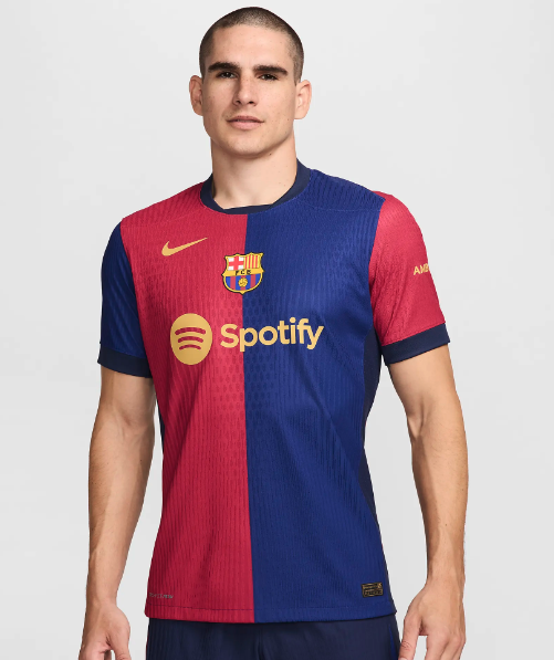 เสื้อบาร์เซโลน่า 2024 2025 ทีมเหย้า Match Home เวอร์ชั่นนักเตะของแท้