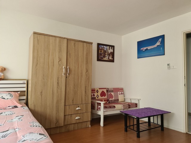 ให้เช่าคอนโด ลุมพินี ทาวน์ชิป รังสิต-คลอง1 ชั้น 3 ห้อง 22.5 ตรม.ห้องไม่ร้อน เฟอร์ครบ พร้อมอยู่