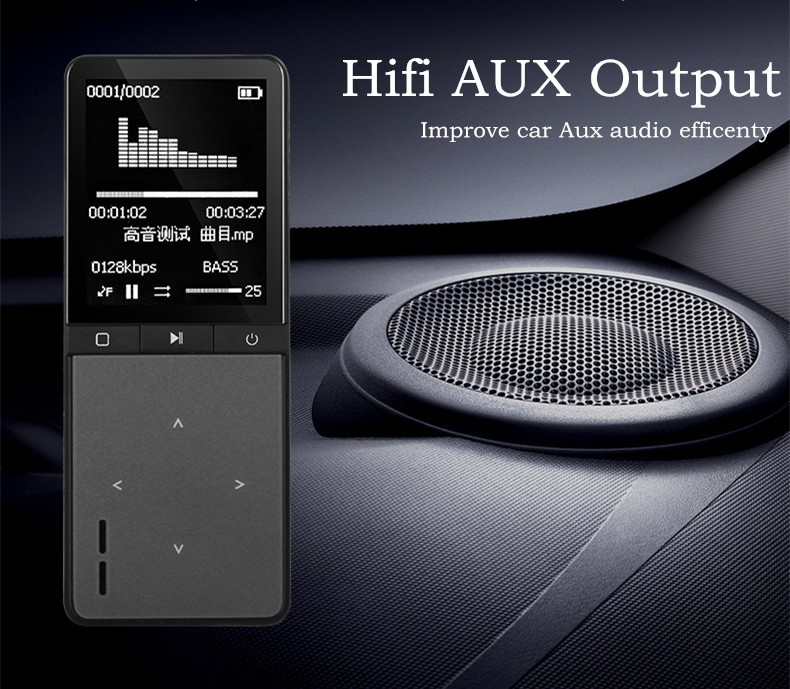 ขาย ONN W8 เครื่องเล่นเพลงพกพา lossless รองรับบลูทูธ บันทึกเสียง นับก้าวเดินได้ เหมาะสำหรับออกกำลังกาย