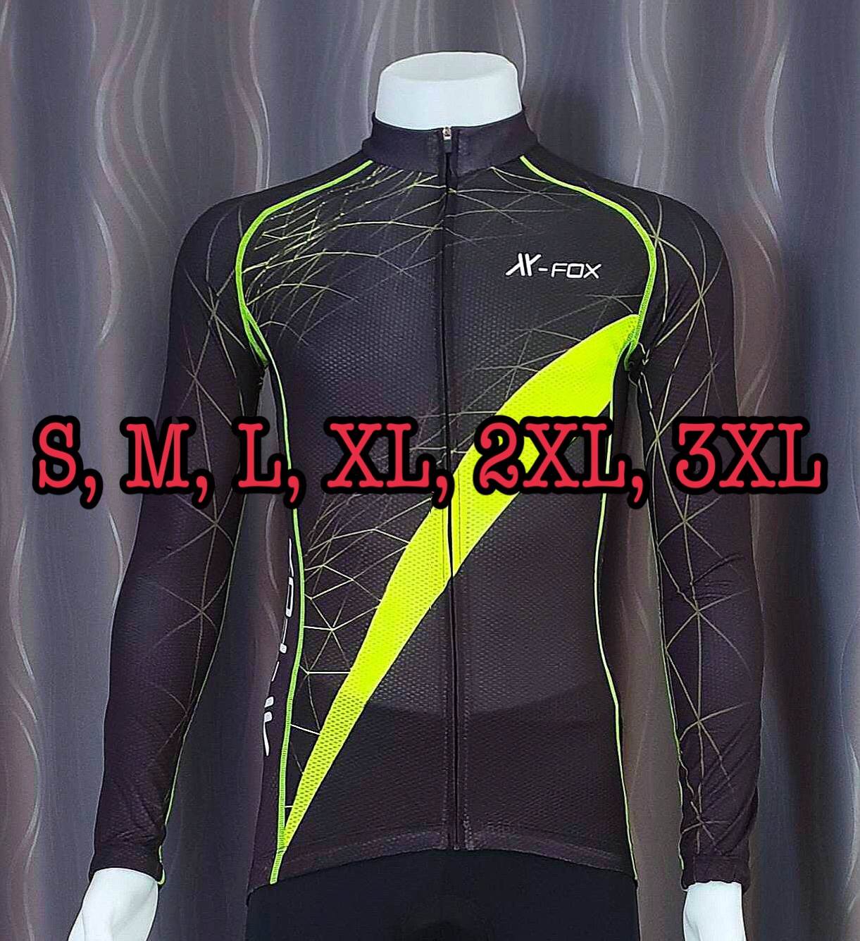 เสื้อแขนยาว เสื้อนักปั่น PROTEAM CYCLING JERSEYS (เฉพาะเสื้อ)