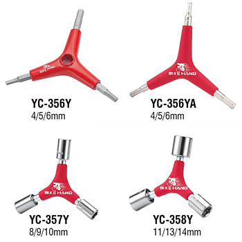 ปะแจหกเหลี่ยมสามทาง BIKE HAND,YC-356YA