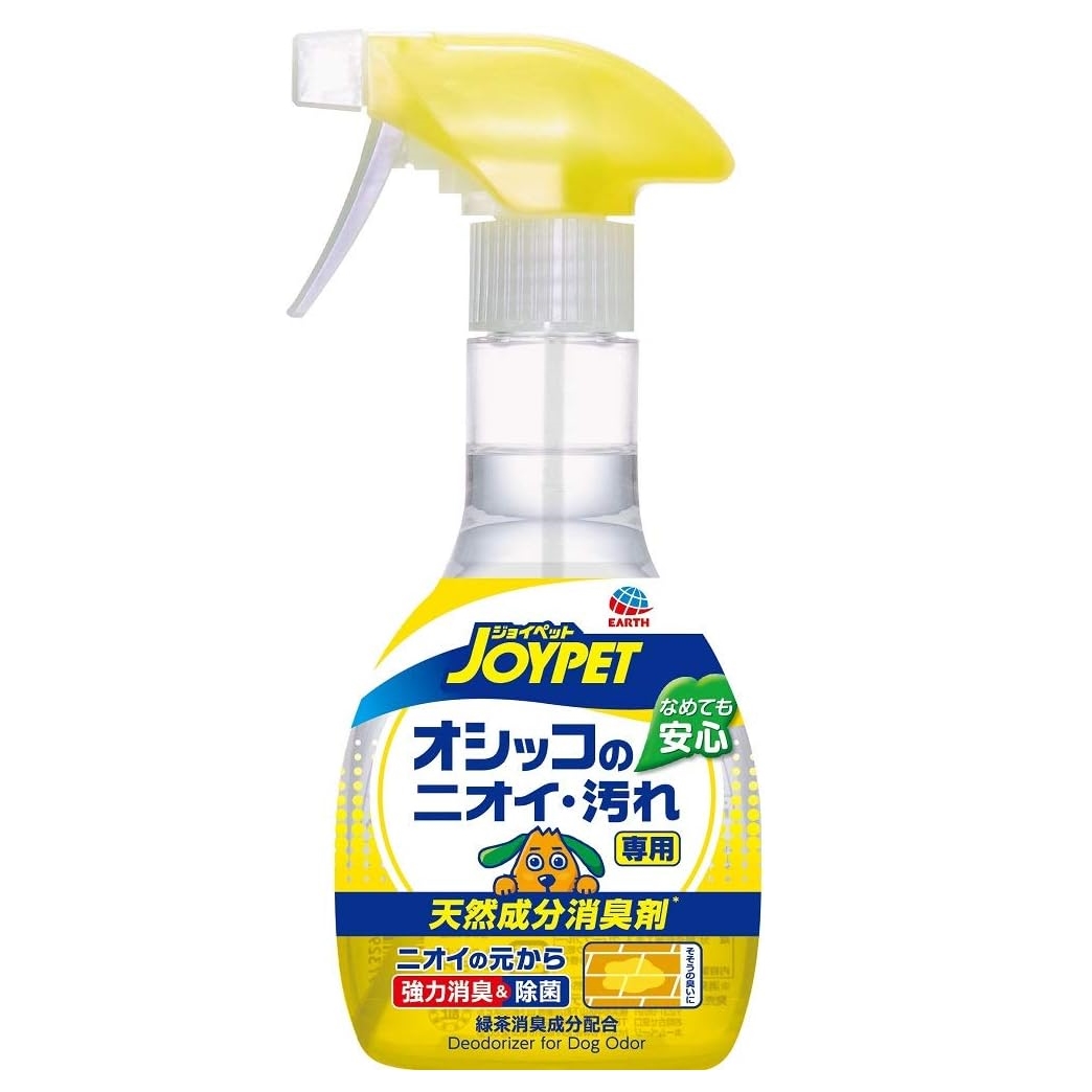 สเปรย์ดับกลิ่นฉี่ของสัตว์เลี้ยงจากส่วนผสมธรรมชาติ EARTH Joypet Natural Urine Deodoriser 270ML