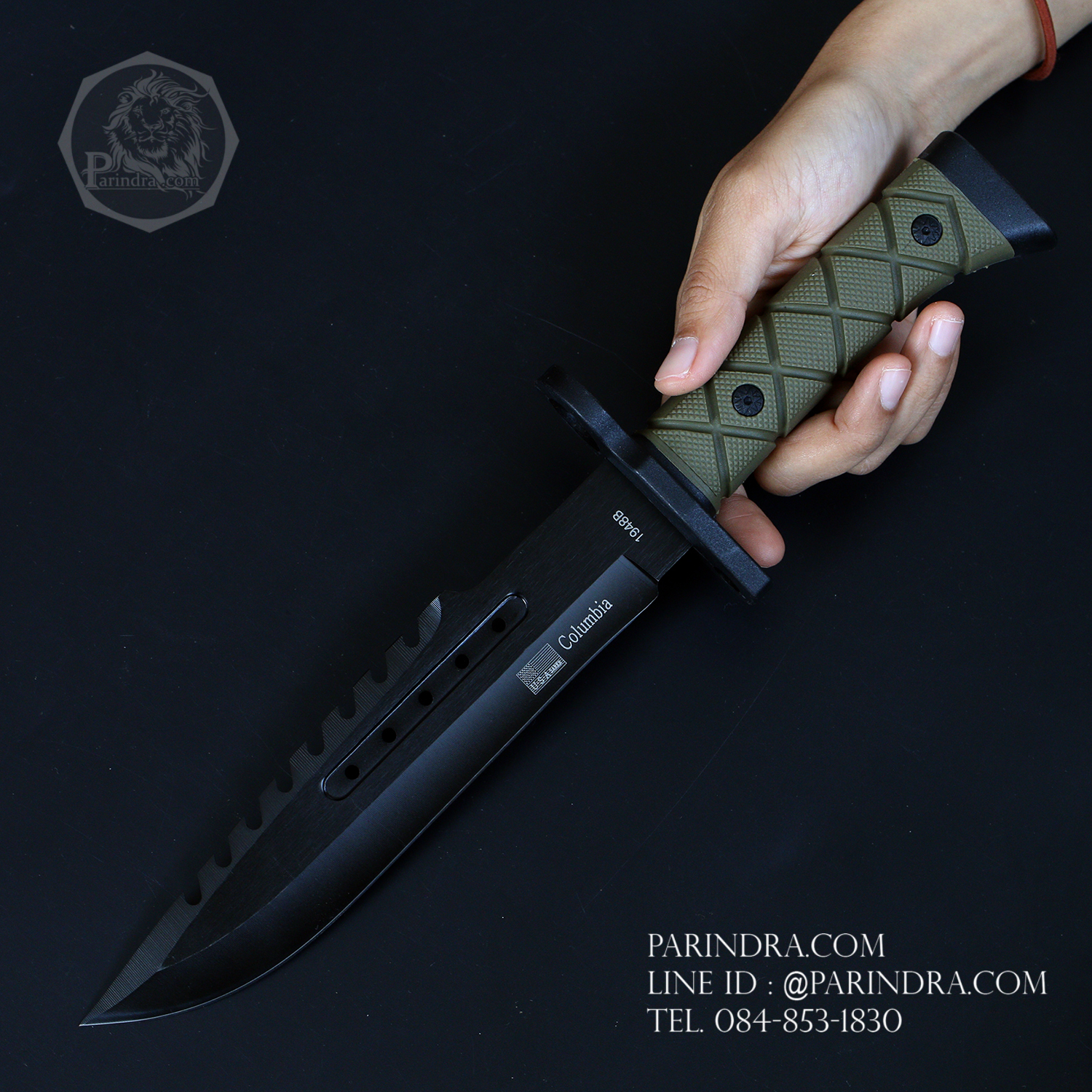 มีดใบตาย Columbia พร้อมปลอก รุ่น 1948B ทรงใบมีดสวย พร้อมปลอกมีด พร้อมใช้