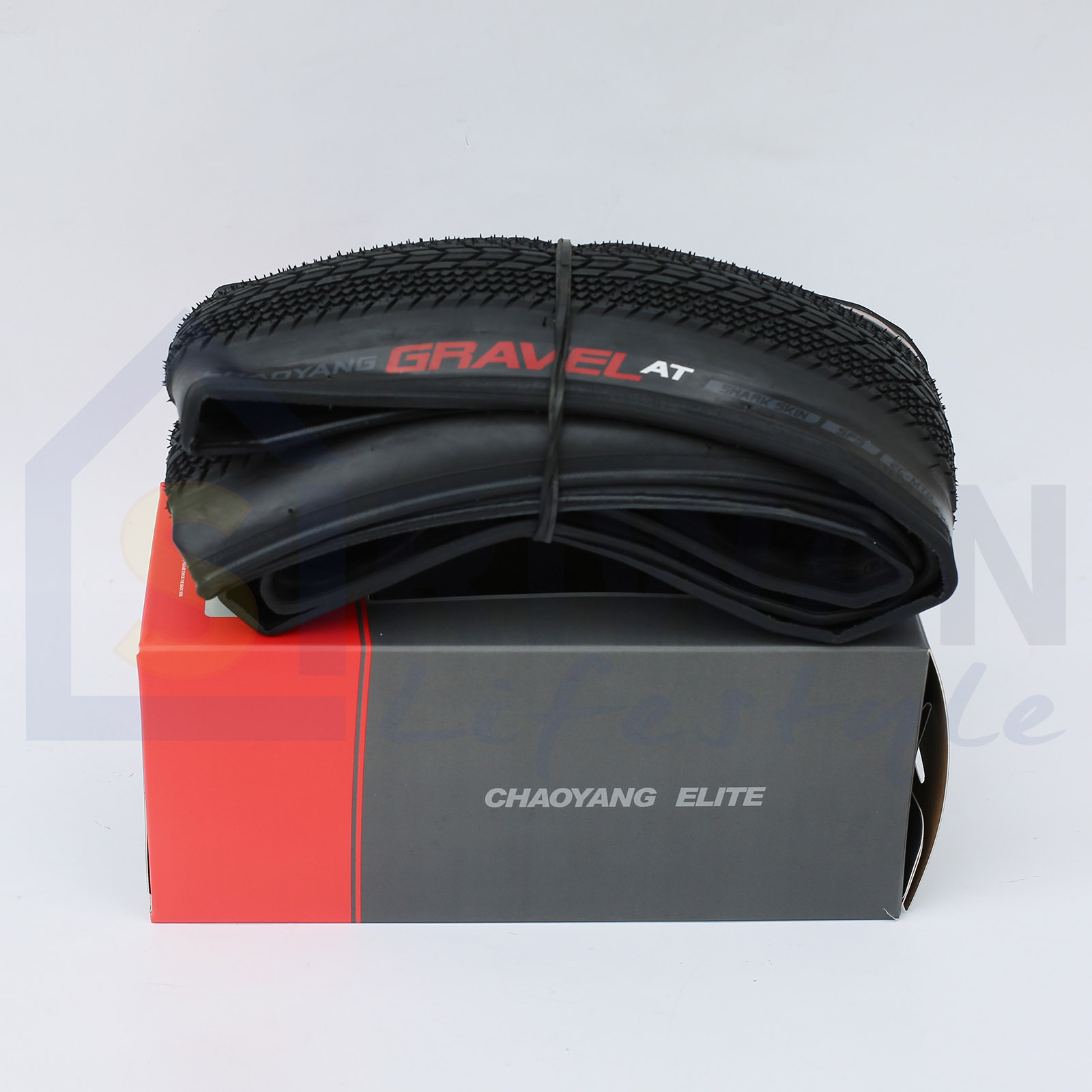 CHAOYANG ยางนอกจักรยาน GRAVEL AT ขนาด 700x38c ยางพับ (แพ็ค 1 เส้น) รุ่น EB80405001F น้ำหนัก 526 กรัม