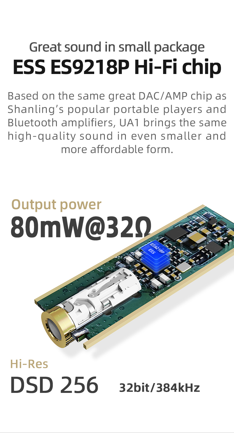 ขาย Shanling UA1 DAC/AMP พกพา สำหรับคอมพิวเตอร์ , มือถือ