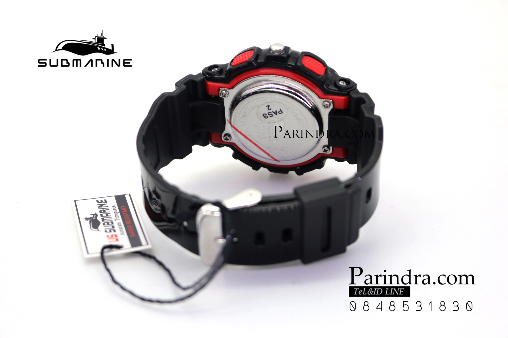 นาฬิกา US submarine Adventure Protector รุ่น TP3163L สีดำ-แดง