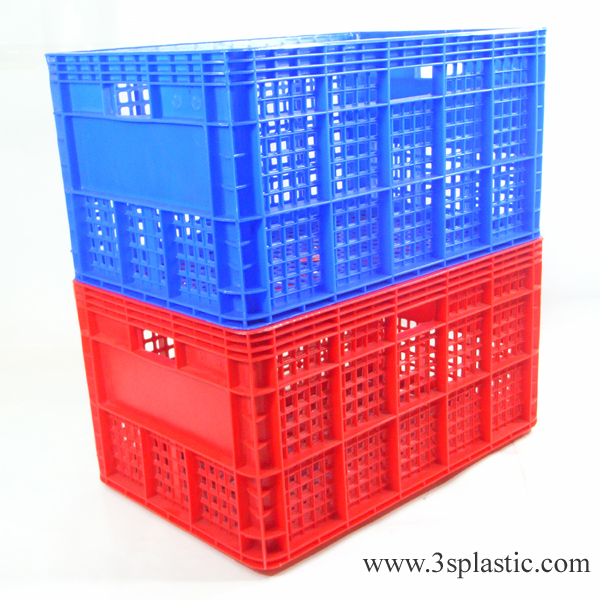 ลังโปร่ง บรรจุ25kg. ขนาด 37 x 55.5 x 30.5 เกรดA HDPE เบอร์ 426 แพ็ค 3 ใบ