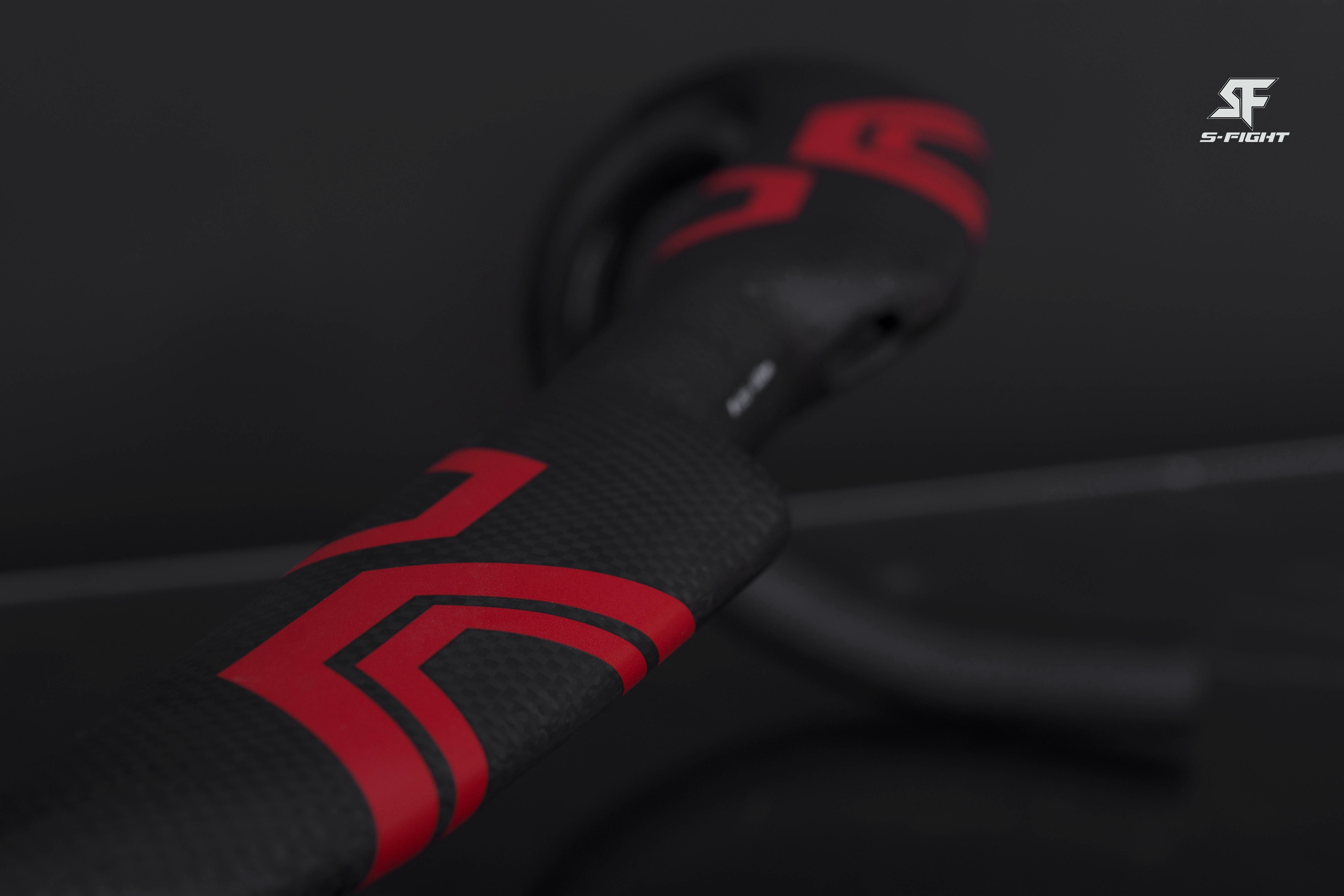 แฮนด์หมอบคาร์บอน S-FIGHT Road Handlebar FULL Carbon - S90 AERO HANDLEBAR ซ่อนสาย , Size 40m42,44cm