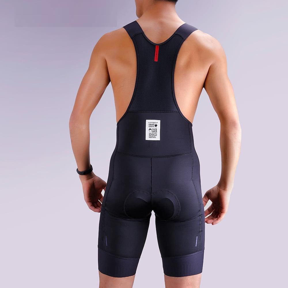 กางเกงเอี๊ยม ขาสั้น ROUTE เป้าอิตาลี ผ้าอิตาลี ขอบขาเลเซอร์คัท Size S M L XL
