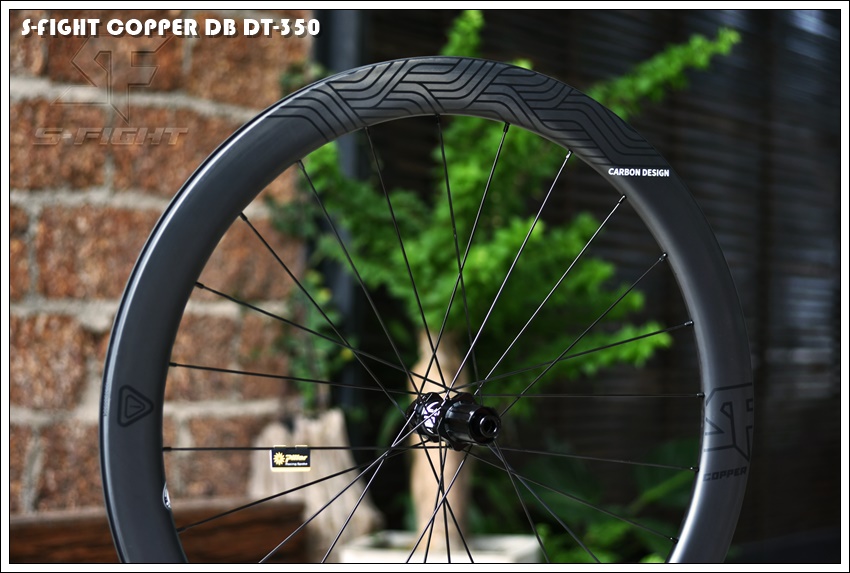 S-FIGHT COPPER DB ล้อคาร์บอน Hi-end ดุม DT-350 Dt swiss ขอบสูง 50/50มม. S745 ปี 2022 ดุมดิส CenterLock สำเนา