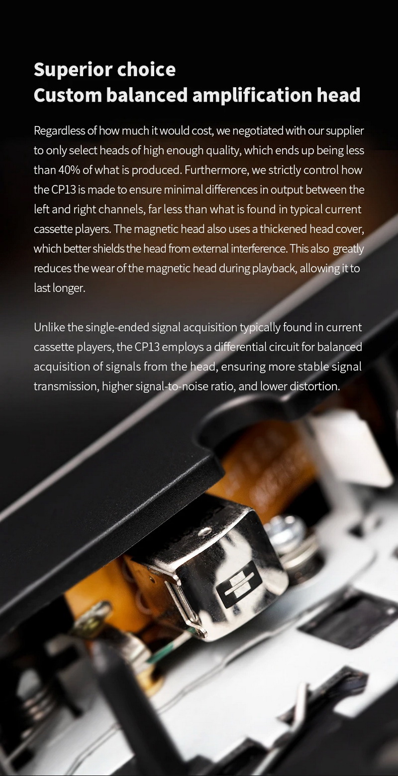 FiiO CP13 เครื่องเล่นเทปคาสเซ็ทพกพาสไตล์ RETRO (ซาวด์อะเบาท์) คุณภาพสูง