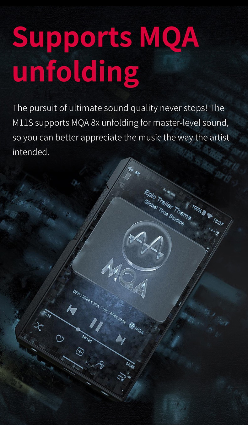 FiiO M11S DAP พกพาระดับเรือธง รองรับ MQA, Hi-Res ประกันศูนย์ไทย