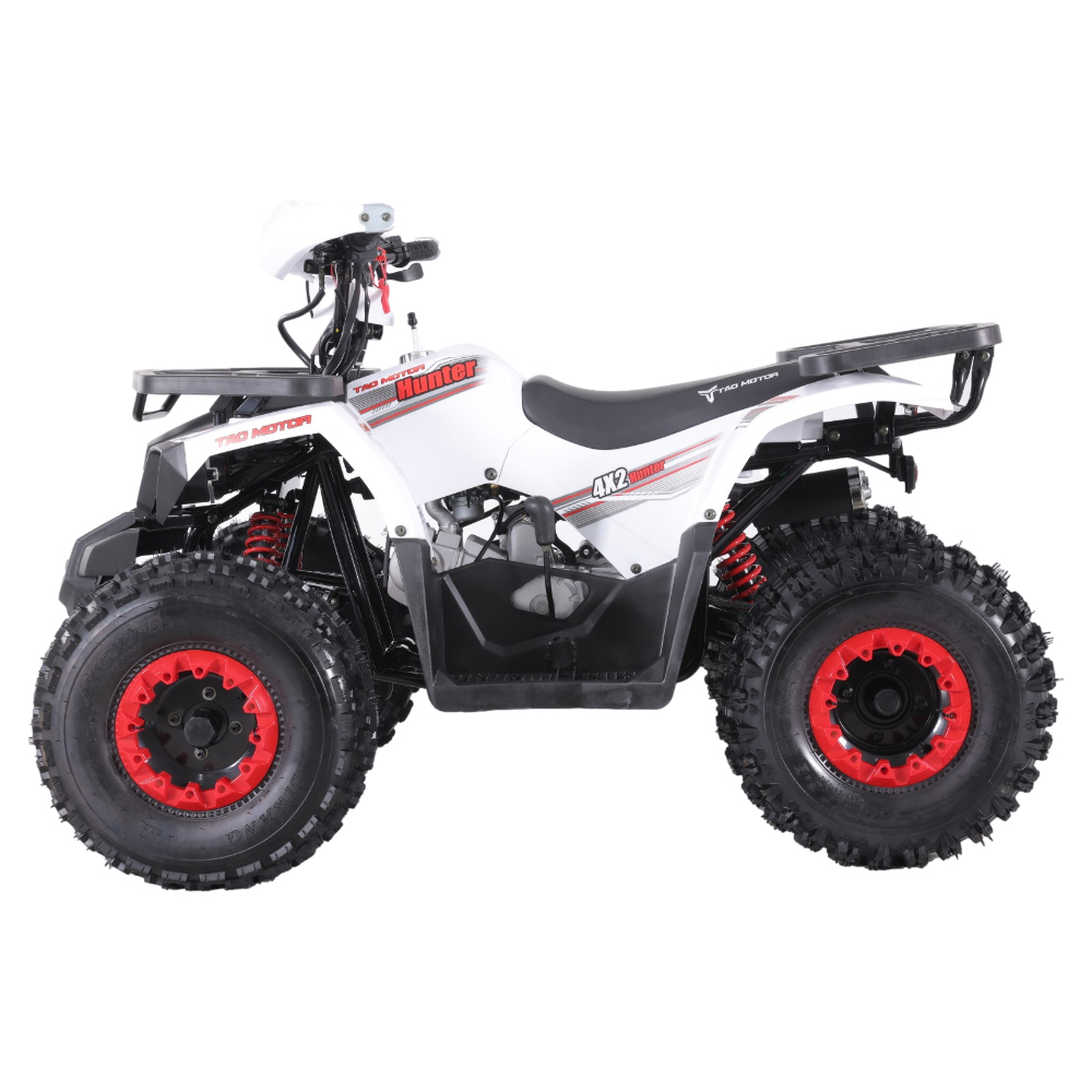 125cc Chain Drive ATV — Tao Motor HUNTER 125 with Reverse, LED Lights & CE/EPA Cert. | Perfect for Kids 10+ & Adults